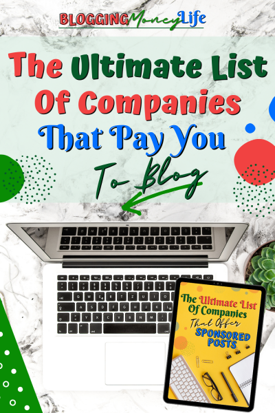 The ultimate list of companies that pay you to blog
