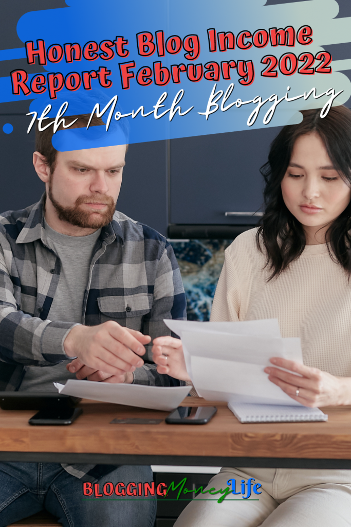 Honest Blog Income Report–February 2022, 7th Month Blogging