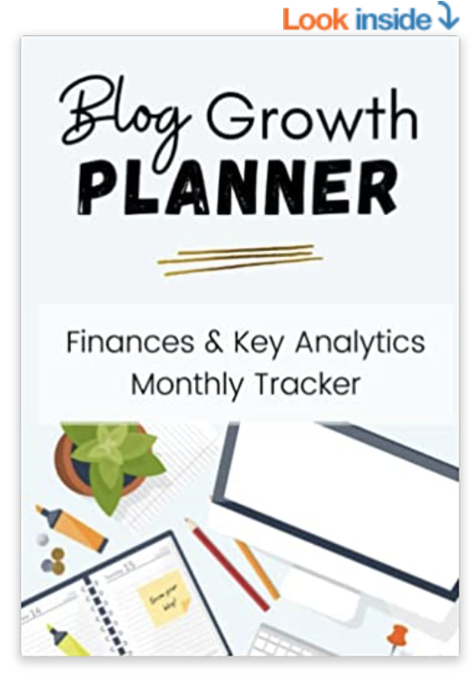 A blog planner can help your blogger friend stay organized 