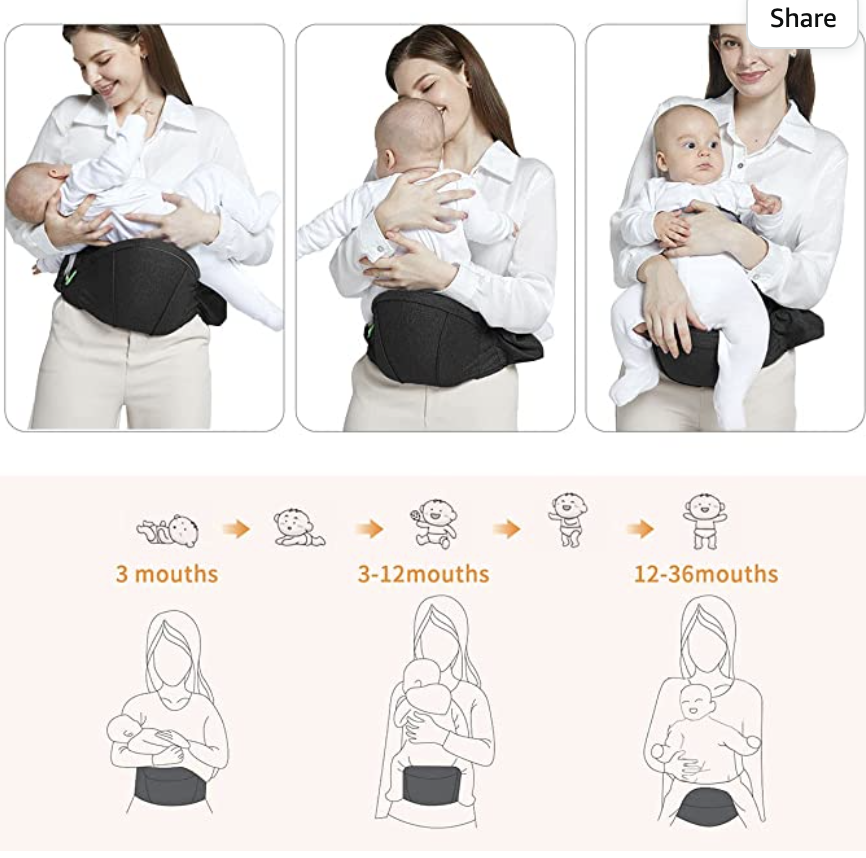 Baby Carrier to Newborn, Ergonomic Infant Carrier 