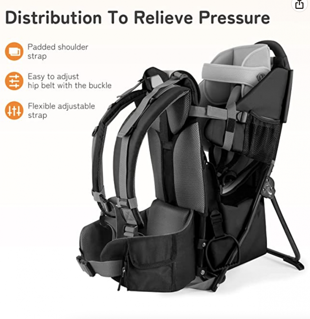 Besrey Baby Backpack Carrier for Hiking Toddler Backpack Carrier 