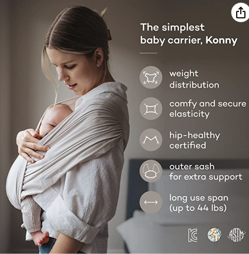 Konny Baby Wrap Carrier 