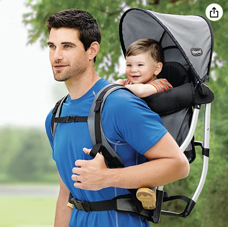 Chicco SmartSupport Backpack Carrier - Grey 