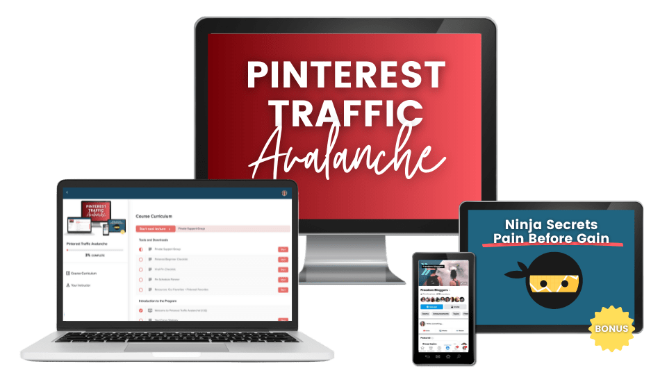 Pinterest Traffic Avalanche logo