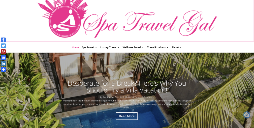 Spa Travel Gal Blog