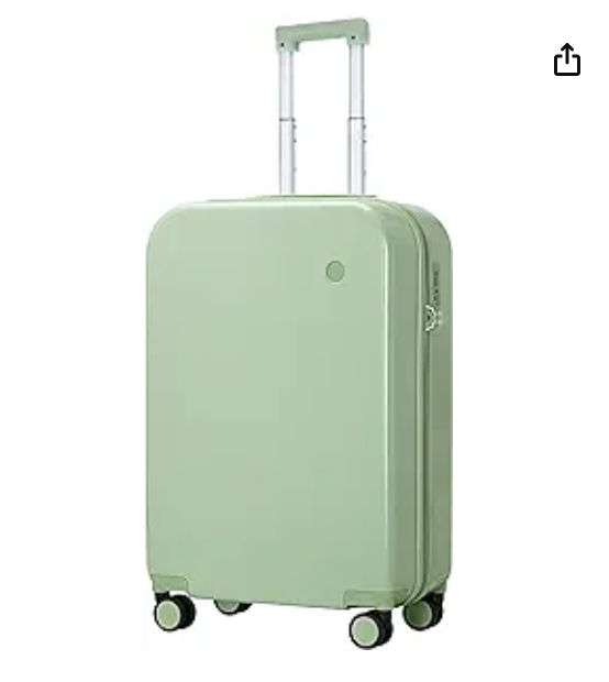 Carry on Luggage, Mixi Suitcase Spinner Wheels Luggage Hardshell Lightweight Rolling Suitcases PC with Cover & TSA Lock for Business Travel
