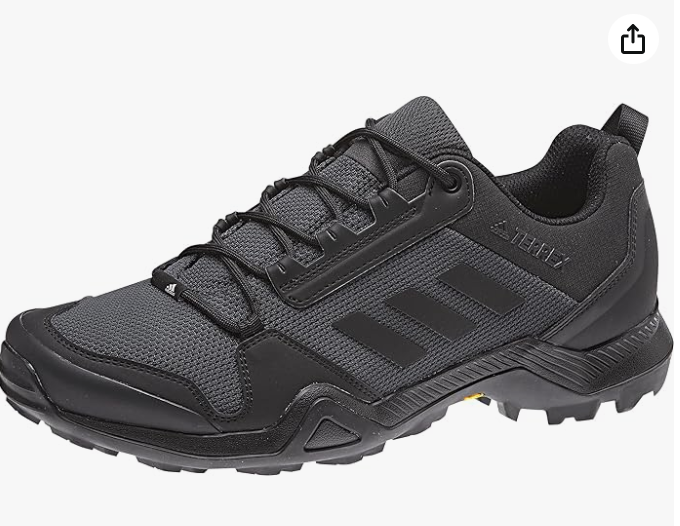 adidas Outdoor Men's Terrex Ax3 Hiking Boot, Black/Black/Carbon, 6.5 M US