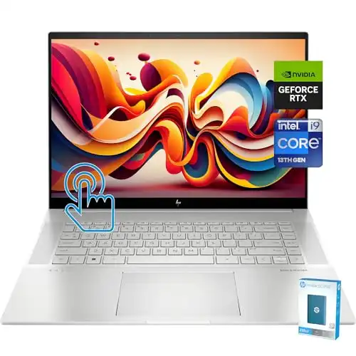 HP Envy 16" WQXGA (2560 x 1600) Touchscreen Laptop, Intel Core i9-13900H, GeForce RTX 4060 Graphics, Backlit Keyboard, Wi-Fi 6E, Audio by Bang & Olufsen, Win 11, P500 SSD (64GB RAM | 2TB PCIe...