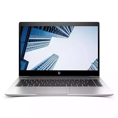 HP Elitebook 745 G5 Laptop, AMD PRO Ryzen - Series Processor, 16GB DDR4 Ram, 256GB SSD Drive, 14 Inch FHD Notebook Computer, Webcam, HDMI, USB - C, Windows 10 Pro (Renewed)